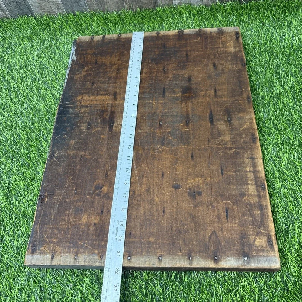 Antique Wood Printer's Tray Letterpress Type Case Display Shadow Box Vintage